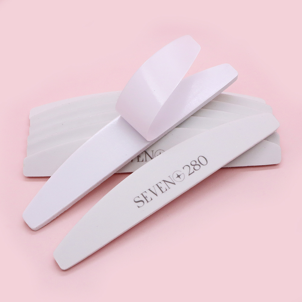 Nail File Titanium - Набор из 12 изогнутых сменных пилок