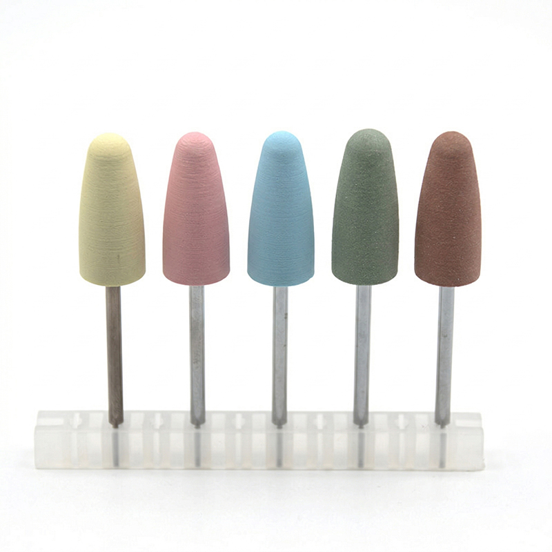 Nail File Titanium - Набор из 5 силиконовых насадок для