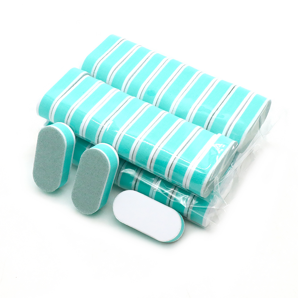 Nail File Titanium - 10/60/120 шт. мини-пилочка для ногтей, блок