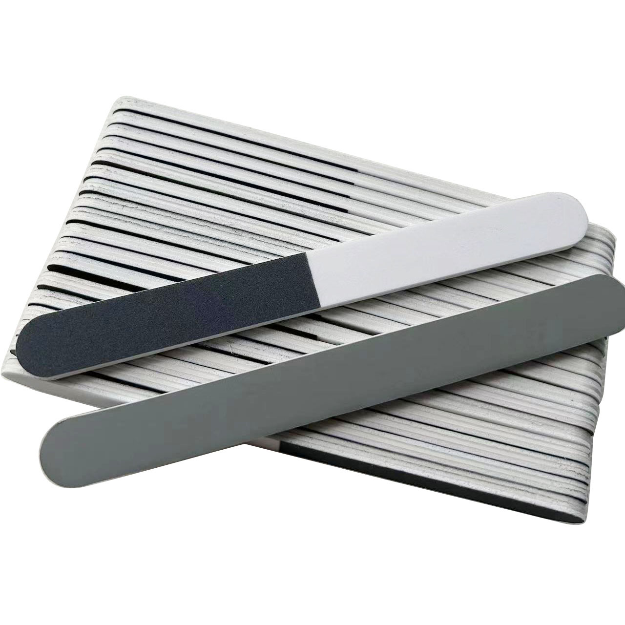 Nail File Titanium - Набор из 20 штук: 3-ступенчатые полировочные