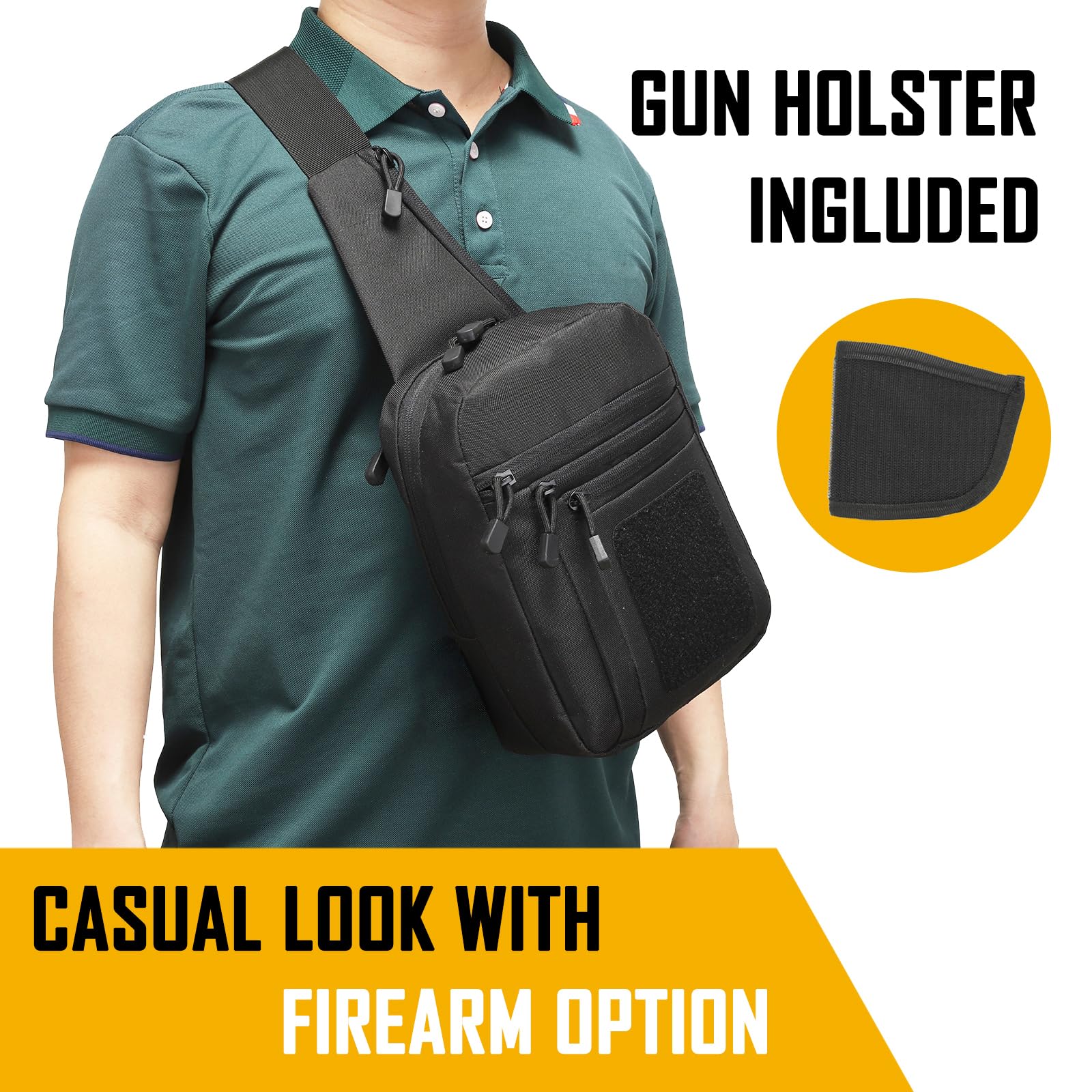 Edc Carry Pack - Мужская сумка через плечо для скрытого