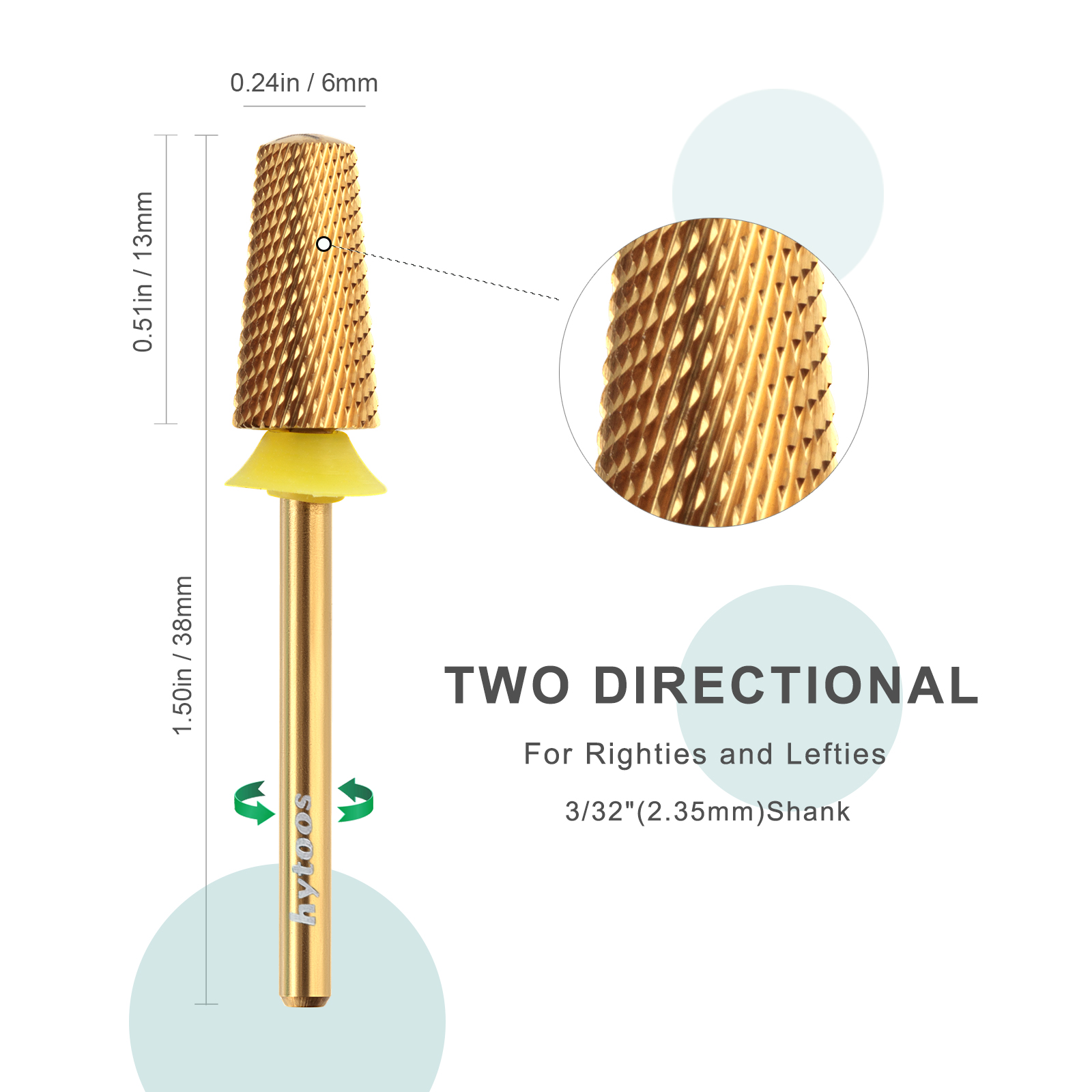 HYTOOS XF титановые безопасные – обзор и цена Nail File Titanium