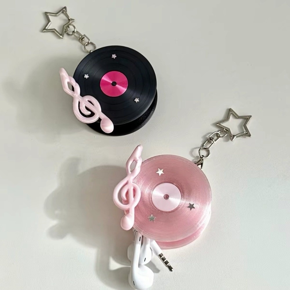 Брелок в виде виниловой пласти – обзор и цена Cable Winder Keychain