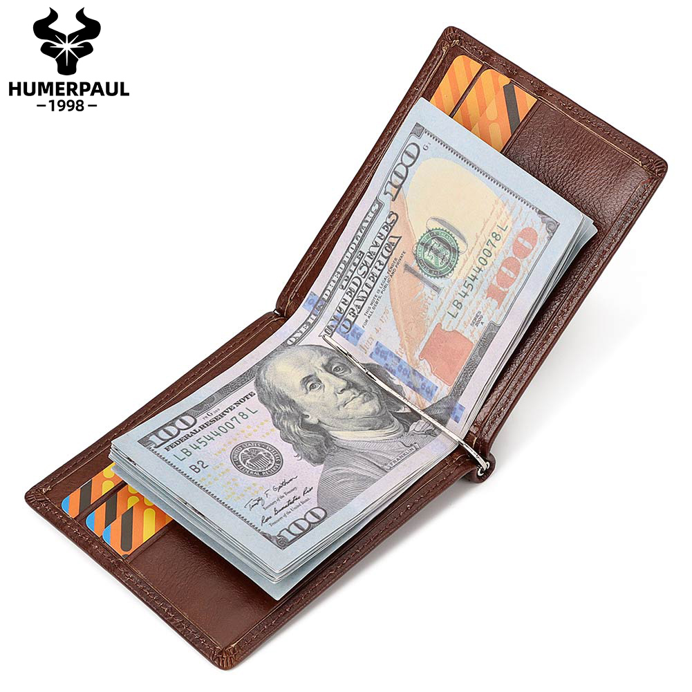 Мужской тонкий кошелек из нату – обзор и цена Money Clip Magnetic