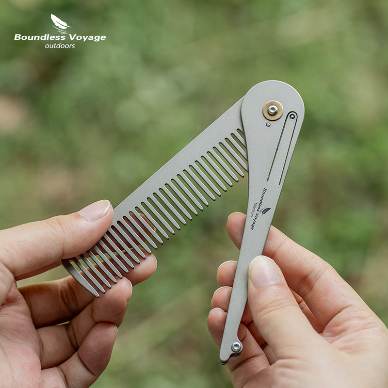 Антистатическая складная расче – обзор и цена Comb Pocket Titanium